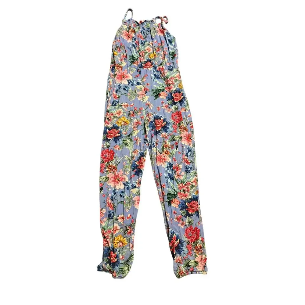 Posh Peanut girls romper size 8 floral set of 2